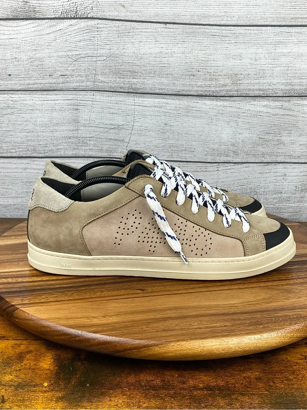 P448 Men's Suede John Sable Brown Suede Nubuck Leather Shoe Size 11 EU 45